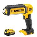 Dewalt DCL050N 18V Handheld LED Work Light Torch with 1 x 4.0Ah Battery - Variable Light Settings, 250-500 Lumen Output, Up to 10 Hours Runtime, Power Tools Combo Kits