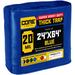 Core Tarps 24 ft. x 64 ft. 20 Mil Heavy Duty Polyethylene Tarp, Waterproof, Rip & Tear Proof Aluminum in Blue | 1 H x 24 W x 64 D in | Wayfair