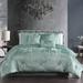 Riverbrook Home Comforter Set Polyester/Polyfill/Microfiber/Velvet in Green/Blue | Queen Comforter + 5 Standard Shams | Wayfair 84487