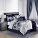 Red Barrel Studio® Claire Navy Standard Cotton 10 Piece Comforter Set Polyester/Polyfill/Cotton in Blue | Queen | Wayfair