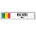 East Urban Home Koulikoro, Mali Flag Aluminum Street Sign Metal | 7 H x 30 W x 1 D in | Wayfair 516BAC8F8C0948A38FFA85BD65921D11