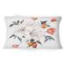 East Urban Home Bouquet w/ Citrus Lemon & Tangerine III - Traditional Printed Throw Pillow 1 Polyester/Polyfill blend | 12 H x 20 W x 5 D in | Wayfair