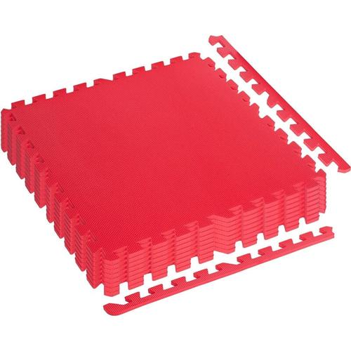 Schutzmatten Set 3m² rot - Movit