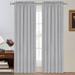 Rod Pocket Linen Curtains 108 inch Length 2 Panels Set