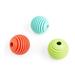 Rubber Ribbed Assortment Ball Dog Toy, Assorted