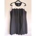 J. Crew Dresses | J. Crew Little Black Dress With White Scalloped Collar Sleeveless Suit Dress 14 | Color: Black/White | Size: 14