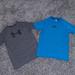 Under Armour Shirts & Tops | Boys Under Armour Heat Gear Tee Shirts Size Small- Lot Of 2 | Color: Blue/Gray | Size: Sb