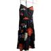 American Eagle Outfitters Dresses | American Eagle Black Floral Dress S | Color: Black/Orange | Size: S