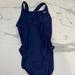 Nike Swim | Navy True Blue Nike One Piece Bathing Suit Size Us 4 | Color: Blue | Size: 4