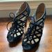 Jessica Simpson Shoes | Jessica Simpson Birdcage Heels | Color: Black | Size: 8