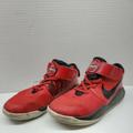 Nike Shoes | Kids Nike Team Hustle D 9 Red Black Htf Size 1 Y (Dirty Shoes) See Pics | Color: Black/Red | Size: 1b
