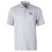 Men's Cutter & Buck Gray New York Giants Pike Constellation Print Stretch Polo