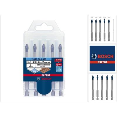 Bosch - expert HEX-9 HardCeramic Dachziegel Bohrer Set 6,0 x 90 mm 5 tlg. ( 2608900599 ) Carbide Image