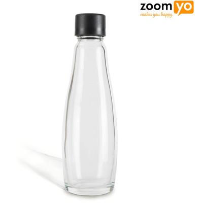 Glasslife - Ersatz Glasflaschen für Wassersprudler, schickes Glaskaraffendesign, ca. 0,6 Liter