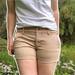 American Eagle Outfitters Shorts | American Eagle Low-Rise Khaki Midi Shorts, Size 6 | Color: Tan | Size: 6