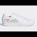 Adidas Shoes | Floral Print Stan Smith Adidas Sneakers. | Color: Orange/White | Size: 6