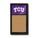 TCU Horned Frogs 31'' x 17.5'' Cork Note Board