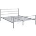 Alina Platform Bed Frame by Modway in Gray/Black | 34.5 H x 56 W x 79 D in | Wayfair MOD-5552-GRY-SET