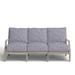 Summer Classics Haley Teak Patio Sofa w/ Cushions Sunbrella® Fabric Included in Brown | 37.75 H x 81.75 W x 36.5 D in | Wayfair