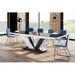 Orren Ellis Xenna Extendable Dining Table Wood in White/Black/Brown | 29.5 H in | Wayfair 9E41615FC2434AF89DBCC57D7B73ED48