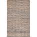 Gray 72 x 48 x 0.39 in Indoor Area Rug - Dakota Fields Geometric Handmade Power Loom Jute/Sisal Wool Indoor Area Rug in/Brown Wool/Jute & Sisal | Wayfair