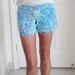 Lilly Pulitzer Shorts | Lilly Pulitzer Vibrant Print Shorts | Color: Blue | Size: 0