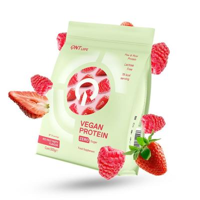QNT Vegan Protein Rood Fruit 500 g Pulver Image