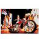 Poster XXL Retro Motorcycles City Lights Grande poster mural 175x115 cm - multicolore