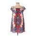 Eight Sixty Casual Dress - Shift: Red Aztec or Tribal Print Dresses - Women's Size X-Small