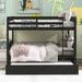 Wade Logan® Aaja Full Over Full Bunk Bed w/ Trundle Wood in Brown | 59.8 H x 57 W x 79.5 D in | Wayfair 4832E1ED82DD4000BD9ED36CAA1174A3