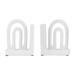Joss & Main Aesthetic Arch Bookends - Contemporary Arched Bookend Set for Book Display & Organization - Home or Office Decorative Accent | Wayfair