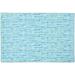 Blue 30 x 20 x 0.5 in Area Rug - Stacked Glass Latitude Run® Accent Rug 20"X30" Polyester | 30 H x 20 W x 0.5 D in | Wayfair