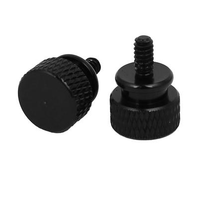 Computer PC Case Fully Threaded Knurled Thumb Screws 6#-32 10pcs