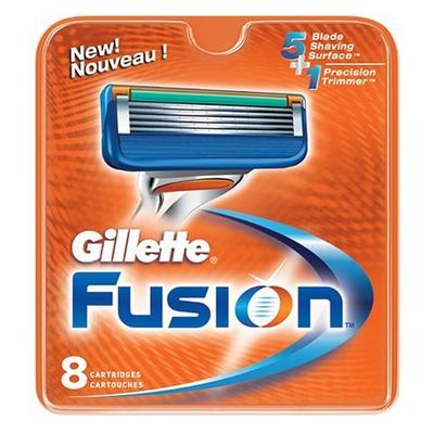 Gillette Fusion Manual Replacement Cartridges - 8 Cartridges