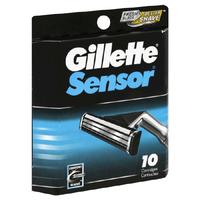 Gillette Sensor Shaving Cartridges for Men - 10-Count Packages