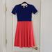 Lularoe Dresses | Lularoe Amelia Xs, Nwt | Color: Blue/Pink | Size: Xs