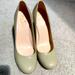 Kate Spade Shoes | Kate Spade Patent Leather Pumps (6.5) | Color: Cream/Tan | Size: 6.5