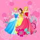 Ag Art - Coussin Princesses 2 faces Disney 40x40 cm
