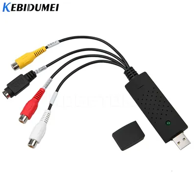 Kebidumei — adaptateur USB 2.0 à RCA vidéo et audio connecteur pour carte de capture vidéo pour