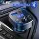 OlPG-Transmetteur FM Bluetooth 5.0 pour Voiture Kit Mains Libres Modulateur Audio MP3 Lecteur