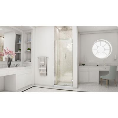 Dreamline DreamLine Unidoor 35 - 36 inch W x 72 inch H Frameless Hinged Shower Door in Chrome SHDR-20357210-01