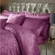 ED Luxury Crushed Velvet Duvet Quilt Cover Bedding Linen Set With Housewife Pillowcases Ultra Soft Duvet Cover Set [Double, Pink]