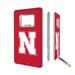 Nebraska Huskers Solid Design Credit Card USB Drive & Bottle Opener