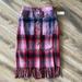 Anthropologie Skirts | Maeve Anthropologie Fringed Plaid Mini Skirt In Pink Combo Nwt | Color: Pink | Size: 0