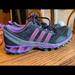 Adidas Shoes | Adidas Kanadia Tr5 Womens Trail Running Hiking Shoes Size 7.5 | Color: Black/Purple | Size: 7.5