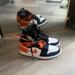 Nike Shoes | Air Jordan 1 Mid “Shattered Backboard" M Sz 9 10.5w | Color: Black/Orange | Size: 9