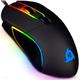 KLIM Aim Gaming Maus RGB Gamer Maus 7000 DPI - Ergonomische RGB Chroma Computermaus mit Kabel für Rechts- und Linkshänder - PS4-Gaming Mouse, Laptop und Desktop-PC + optische Präzisionsmaus - Schwarz