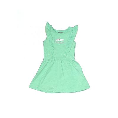 Juicy Couture Dress - A-Line: Green Solid Skirts & Dresses - Kids Girl's Size 5