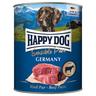 Happy Dog Sensible Pure 6 x 800 g Alimento umido per cani - Germania (Manzo puro)