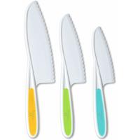 Küchenmesser Set für Kinder Nylon 3 Zimmer - Küchenmesser für Kinder 3 Größen und Farben / fester